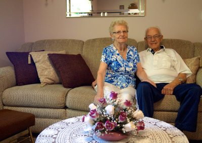 Railside Assisted Living Center happy senior couple